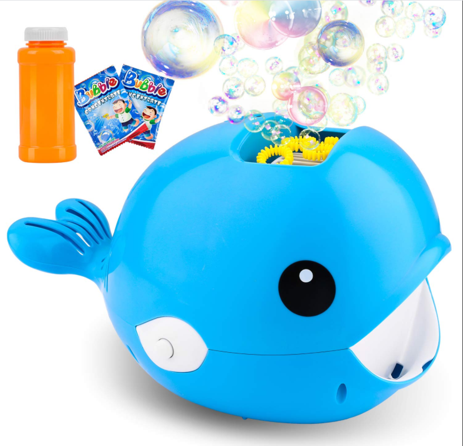 Bubble Machine Whale Fish Party Automatic Bubble Maker Indoor/outdoor