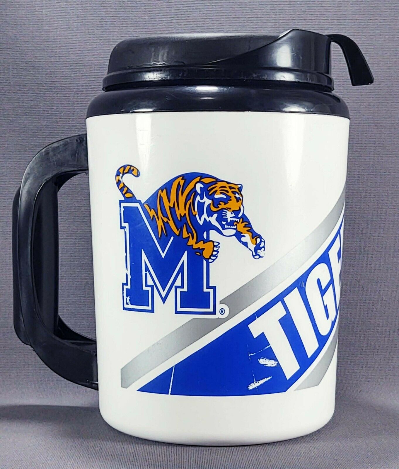Memphis Tigers Logo Thermo Serv Super Insulated 32 Oz. Travel Mug