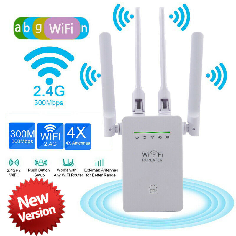 Wifi Range Extender Internet Booster Network Router Wireless Signal Repeater