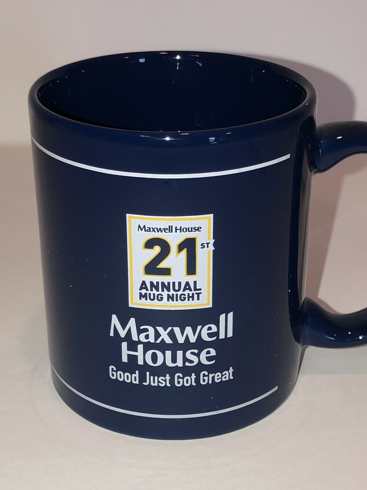 2007-2008 St Louis Blues Hockey Maxwell House 21th Annual Coffee Mug Night Sga